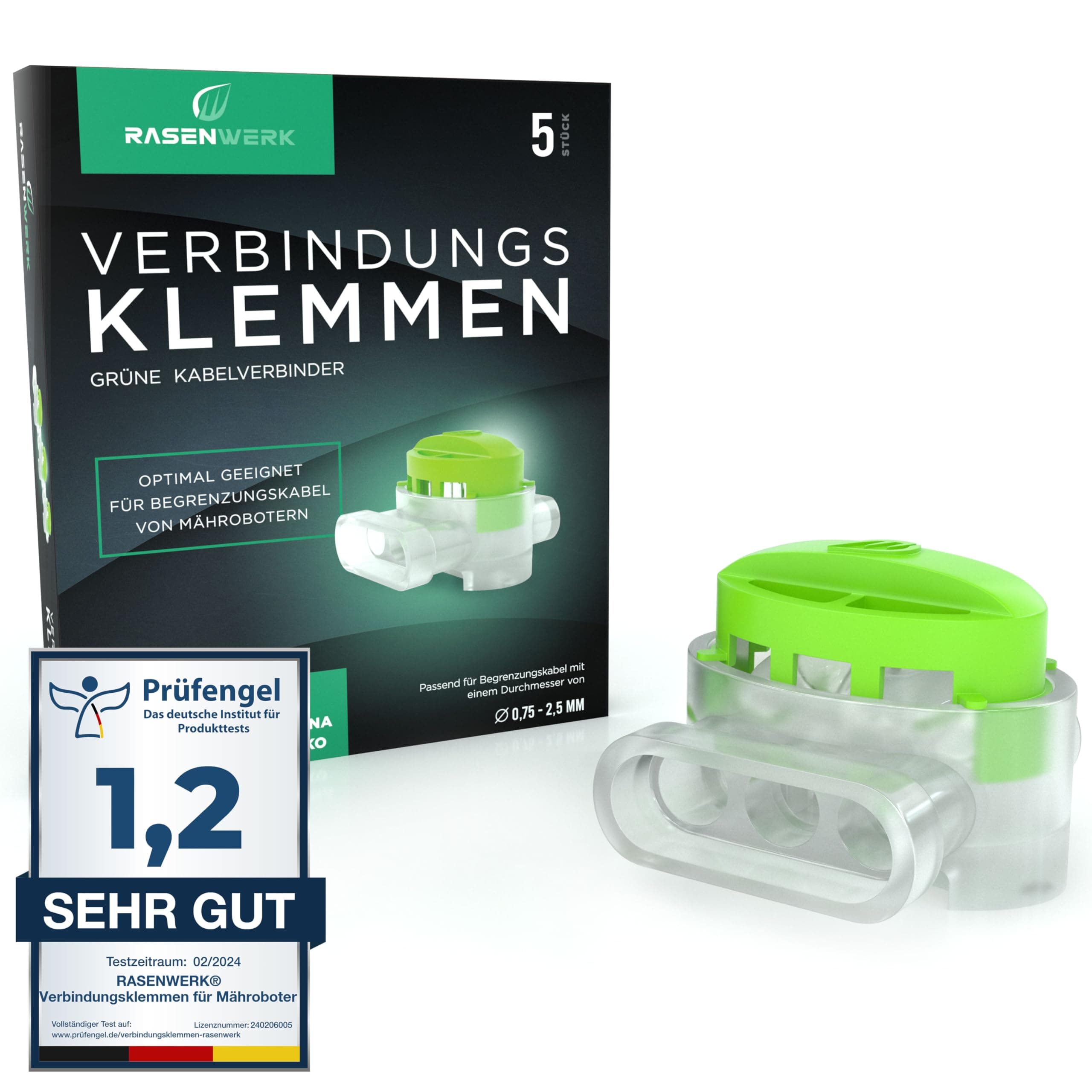 RASENWERK® - Kabelverbinder für Mähroboter Begrenzungskabel 🌿🔌