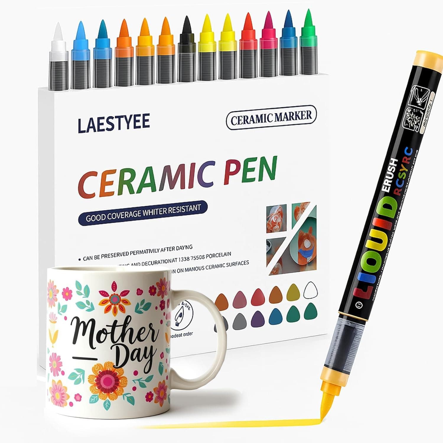 Porzellanstifte Set - 12 Farben 🎨