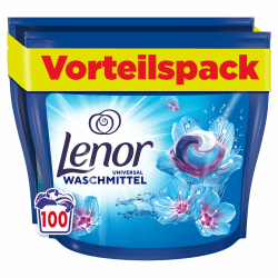 🌺🌼 LENOR PODS Universal Waschkapseln Vollwaschmittel 100 Waschladungen 🌸🍑 Angebot bei HelloDeals