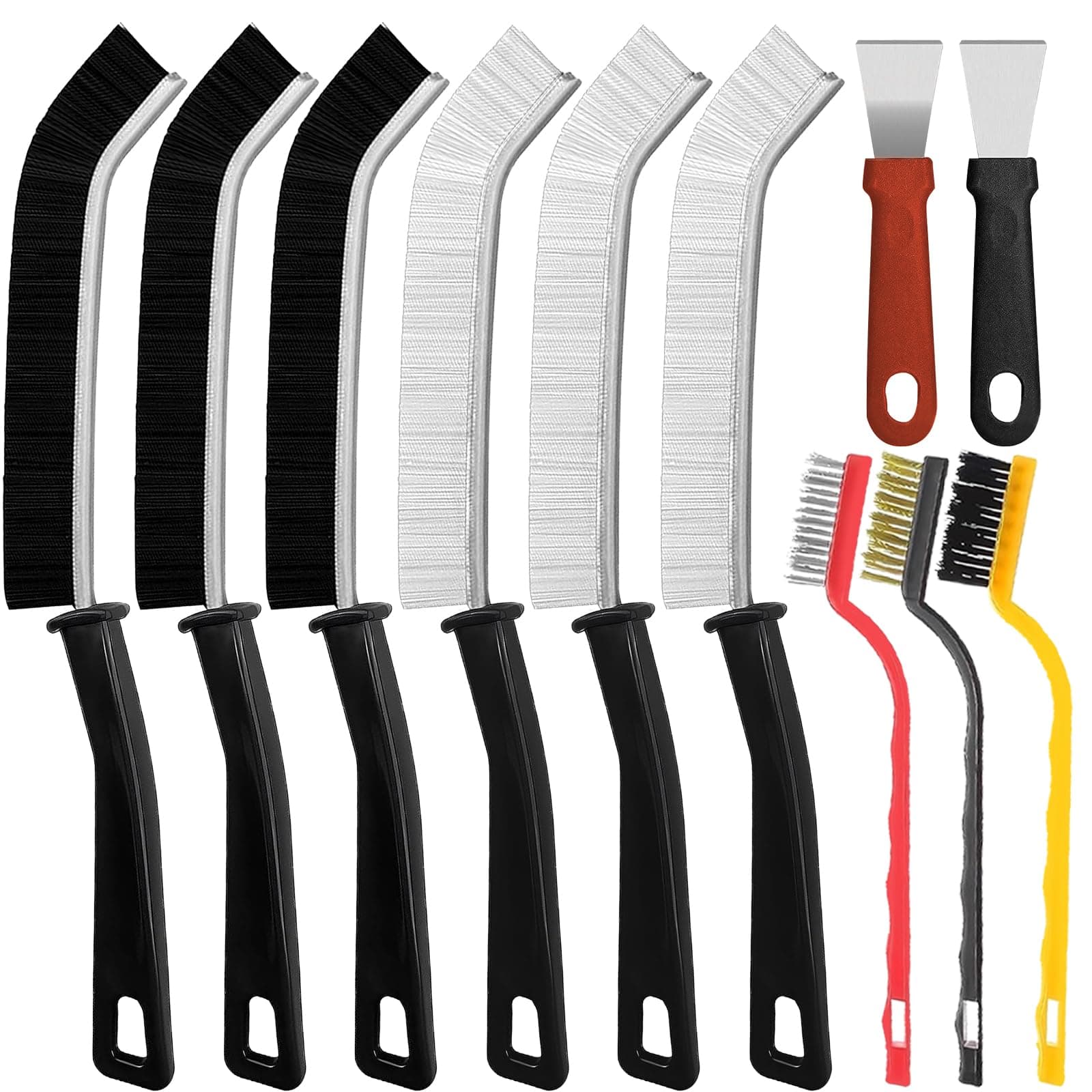11-teiliges Spaltreinigungsbürsten-Set mit harten Borsten - 7.99€