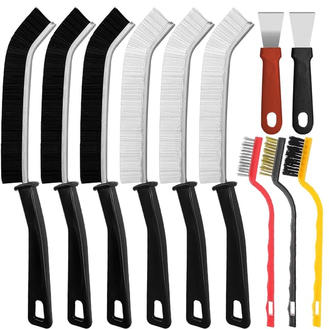 11-teiliges Spaltreinigungsbürsten-Set mit harten Borsten - 7.99€