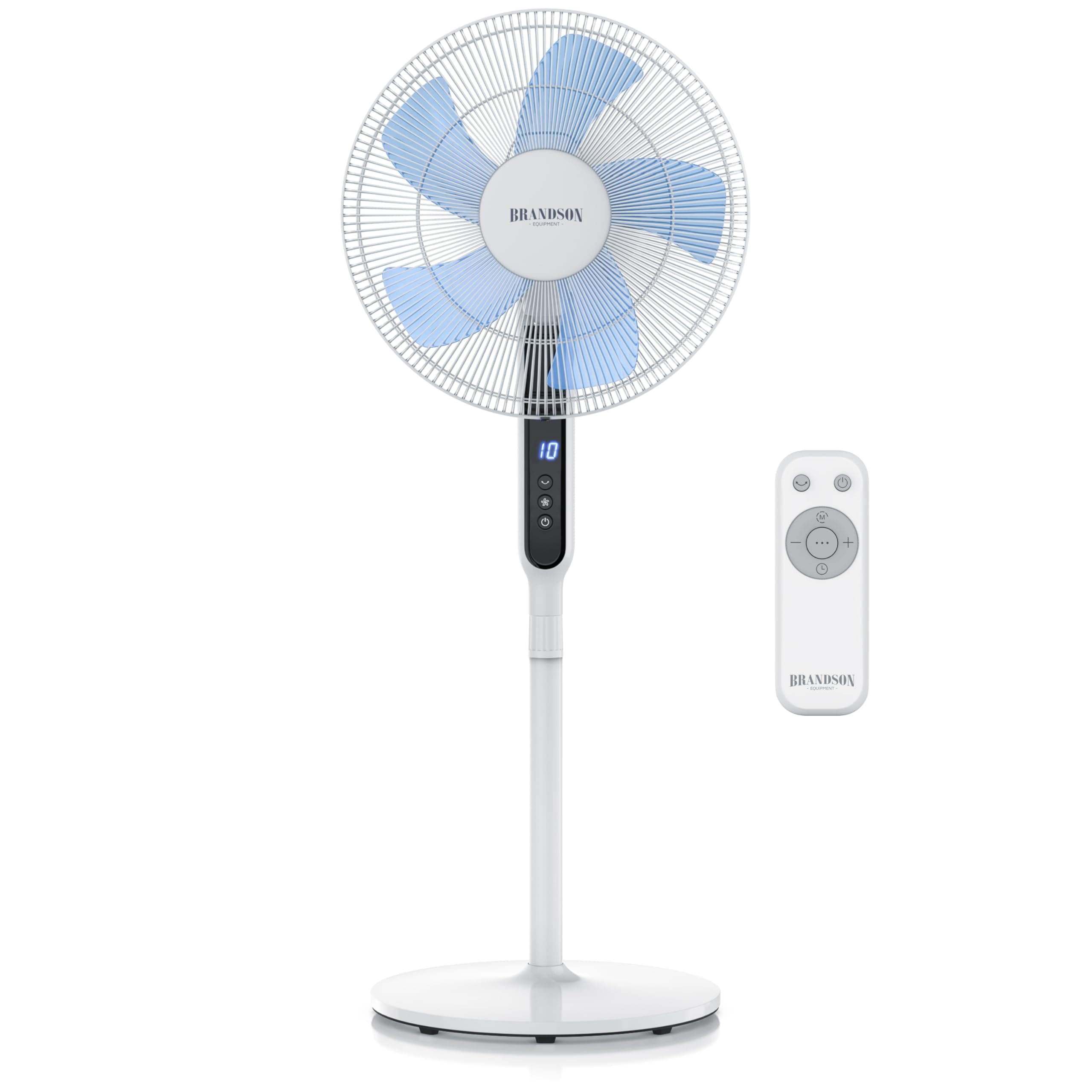 Brandson - DC Standventilator energiesparend ECO 🌀 Fernbedienung - Brushless Silent Motor, sehr leise