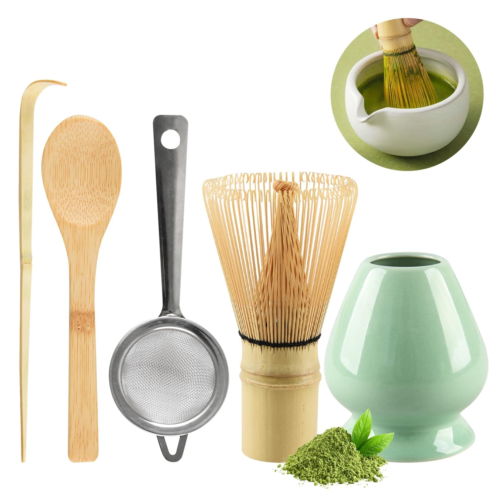 CHWNIBAY 5-Teiliges Matcha Set 🍵🎁 | Das Beste Geschenk für Matcha-Liebhaber