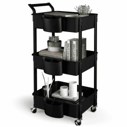 HBTower Rollwagen aus Kunststoff 3 Etagen 🛒🏠 Angebot bei HelloDeals