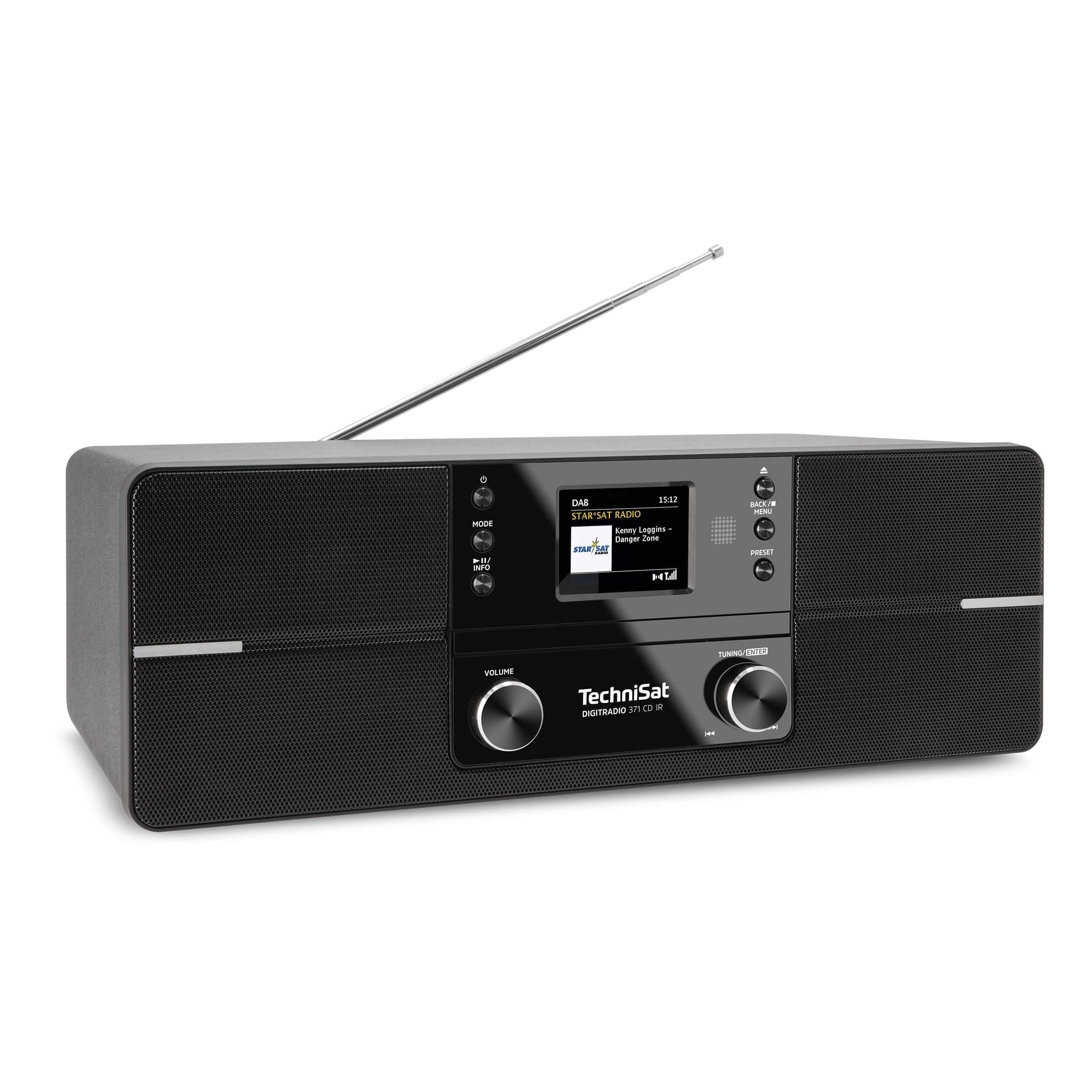 🎵 TechniSat DIGITRADIO 371 CD IR - Stereo Internetradio (DAB+, UKW, CD-Player, WLAN, Bluetooth) 🎶