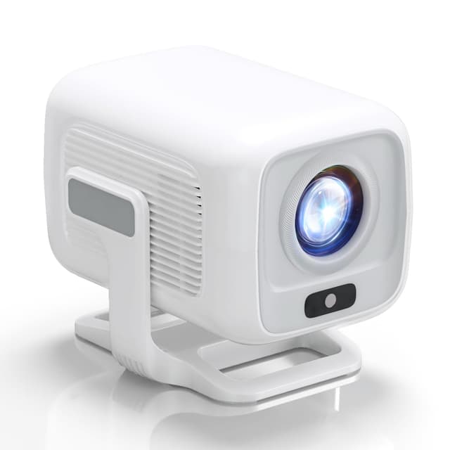 🎥🌟 Mini Projektor [Eingebettete App] Autofokus Tragbarer Video-Beamer 4K UHD WiFi 6 BT5.2 🌟🎥