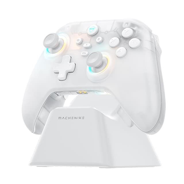 Machenike G3V2 Bluetooth Controller mit Ladestation, Hall Effekt Joysticks, RGB Gaming Controller Wireless