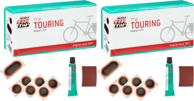 🔧 Rüsten Sie sich aus! 🚲 Rema Tip Top Unisex – Erwachsene TipTop02 Flickzeug in Grün, 2 Sets