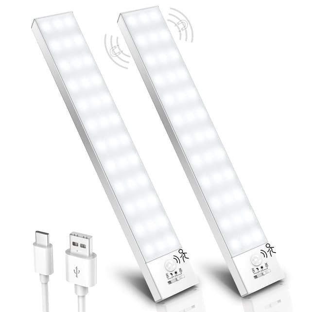 LED Unterbauleuchte mit Bewegungsmelder - 2er Set 🌟