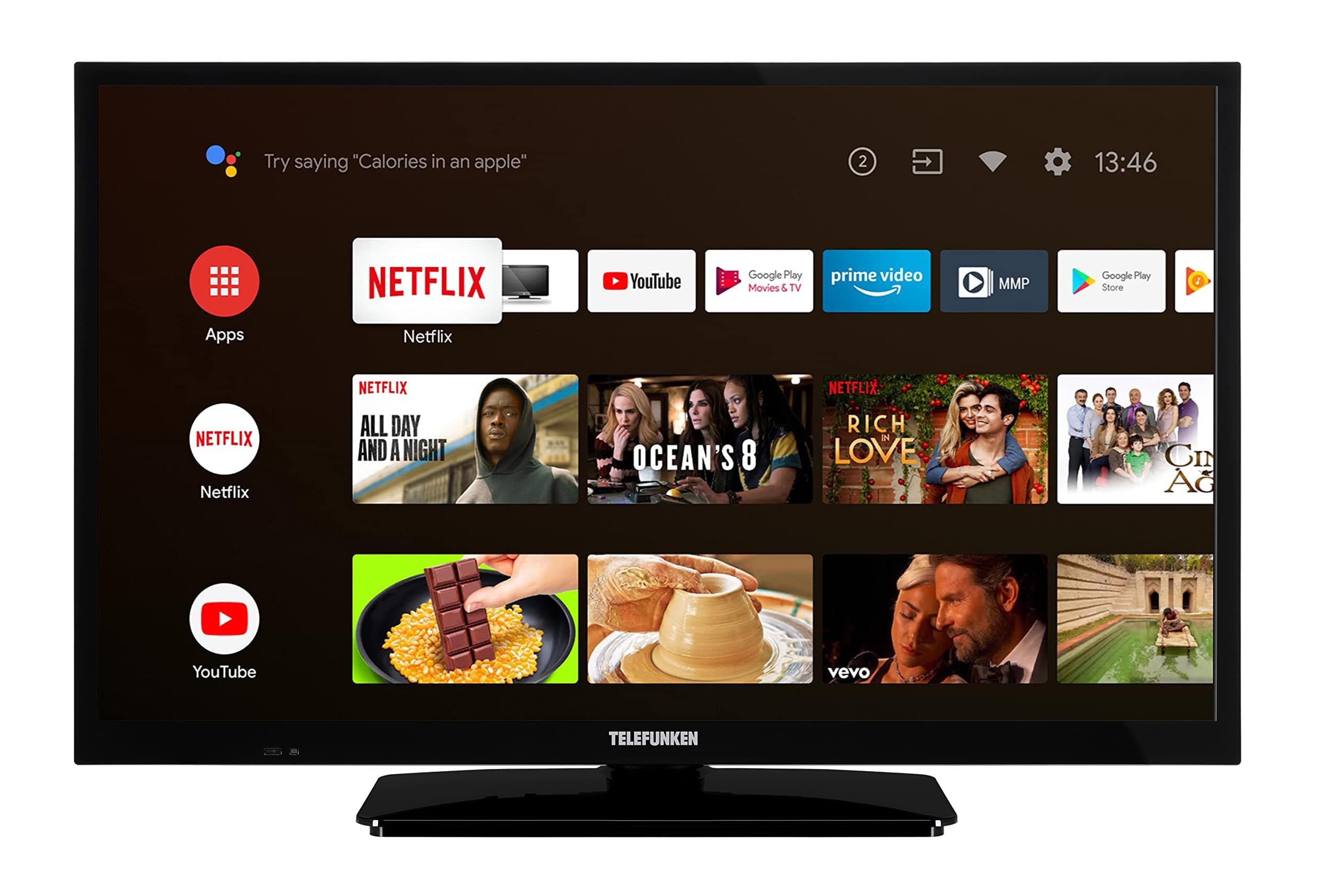 📺 Telefunken XH24AN550MV 24 Zoll Fernseher / Android Smart TV 🚀