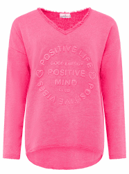 🌸 Zwillingsherz Sweatshirt Positiv für Damen Frauen - Hochwertiger Pullover Hoodie 🌺 Angebot bei HelloDeals