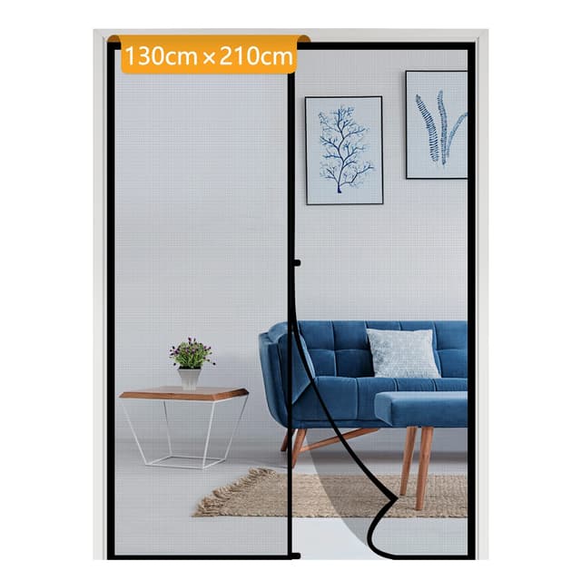 Yotache Fliegengitter Balkontür Magnet 130x210cm Insektenschutz Balkontür Ohne Bohren 🦟🚪