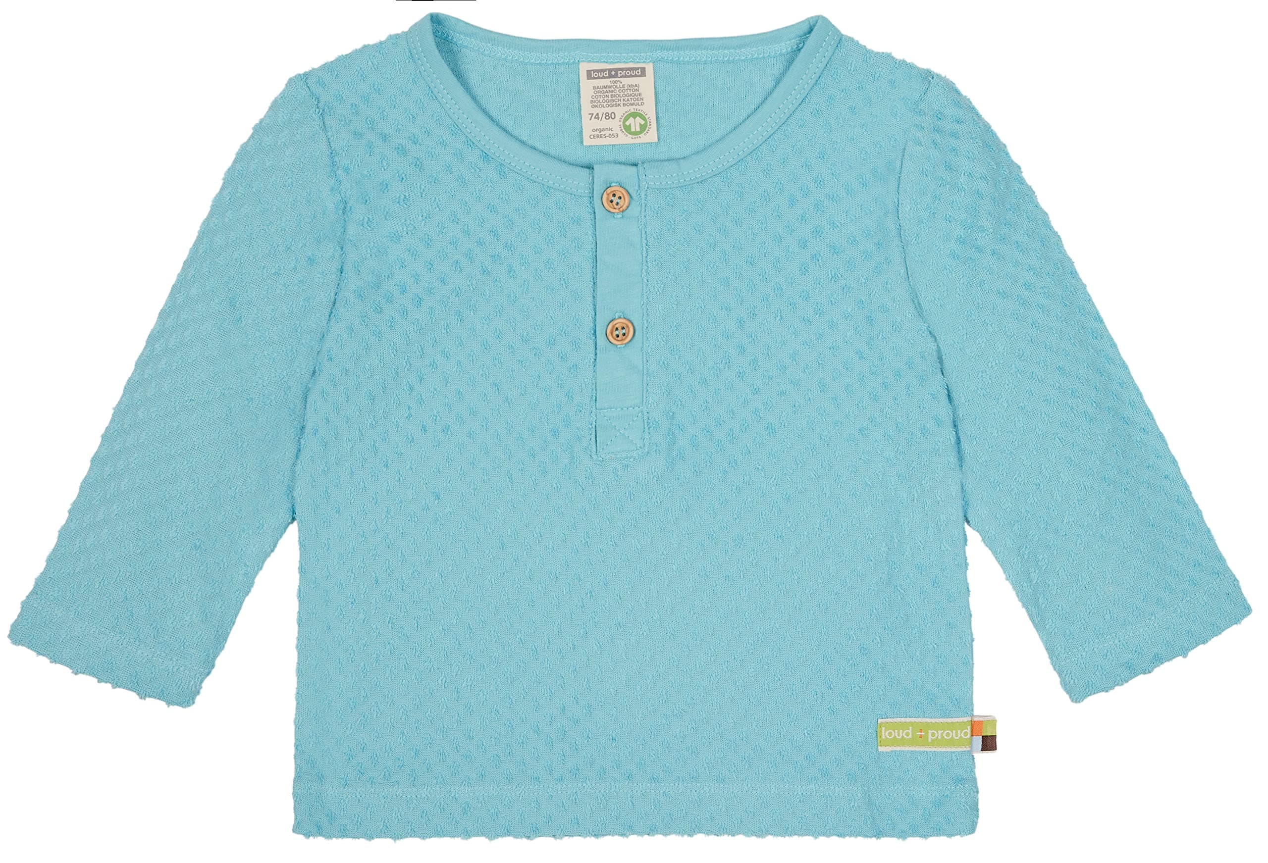 🌟 SALE 🌟 Unisex Kinder Langarmshirt Tierdruck Print 98-104 Gras - loud + proud