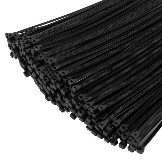 XINGO 1000 Stück Kabelbinder Schwarz, 300mm x 4.8mm 🌟🔗🏡