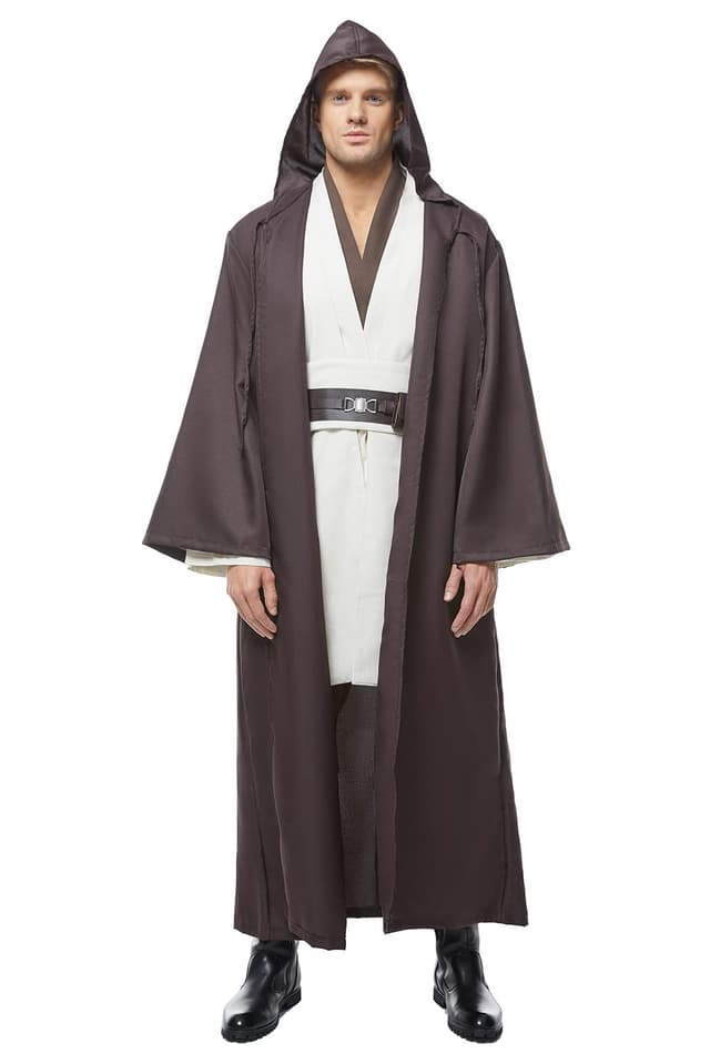 🌟 Fuman Kenobi Jedi Tunic Cosplay Kostüm 🎭 Jedi Kostüme für Erwachsene Herren - Angebot!