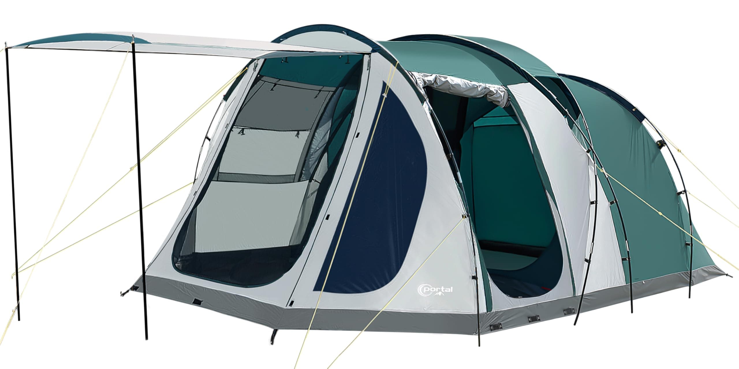 🎪 PORTAL Zelt 5 Personen Luxus Camping Zelt Wasserdicht 3000mm 🌦️🏕️