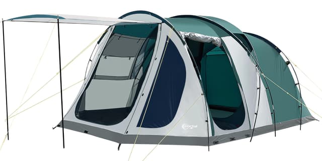 🎪 PORTAL Zelt 5 Personen Luxus Camping Zelt Wasserdicht 3000mm 🌦️🏕️