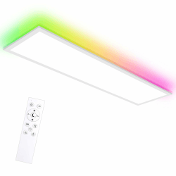 Oraymin LED Panel Deckenleuchte 120x30 mit RGB, Fernbedienung und Timerfunktion 🌟