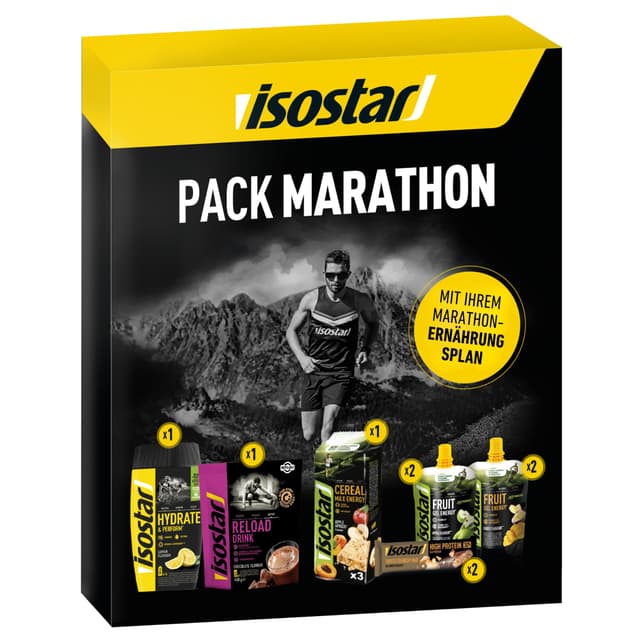 Isostar Pack Marathon 🏃‍♂️🥇 - Komplettes Ernährungspaket für Marathonläufer