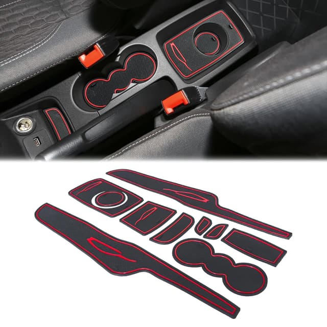 MARCHFA Anti-Staub Antirutschmatte für Fiesta 2009-2017 Auto Zubehör 🚗