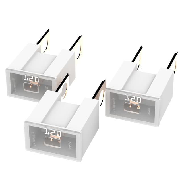 🔒🚗 AUPROTEC PAL B Blocksicherung Male OTO BT Japan 30A - 140A Auswahl: 120A Ampere weiß, 3 Stück