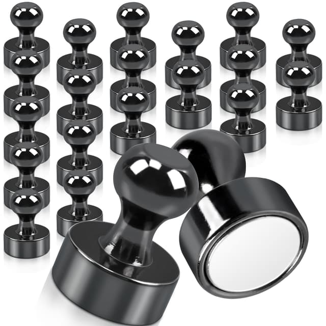 🌟 FPMYB 20 Stück Starke Magnete Schwarz 12 X 16mm 🌟
