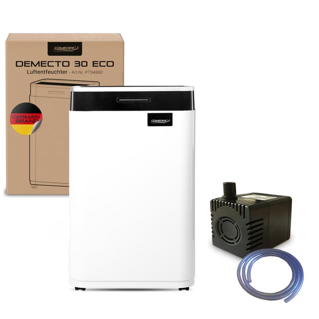 🌬️🏠 Comedes Demecto 30 Eco Luftentfeuchter + Pumpe: Perfekte Lösung für gesunde Räumklimate!