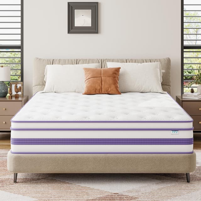 Moziel 180x200 cm Matratze mit Gel Memory Foam Hybrid