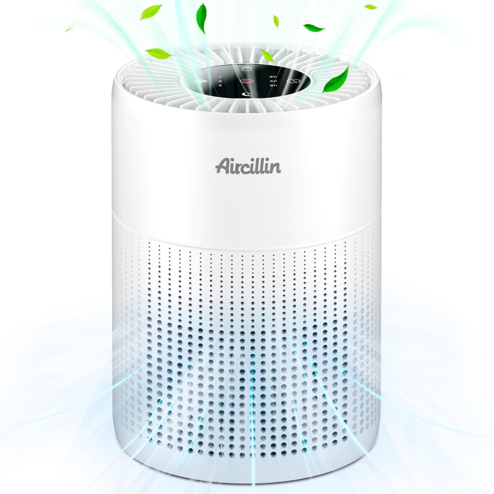 Aircillin Luftreiniger Allergiker Mit 4-Stufig H13 HEPA Filter, 765Sq Ft Abdeckung Max, 23dB 🌿🌿