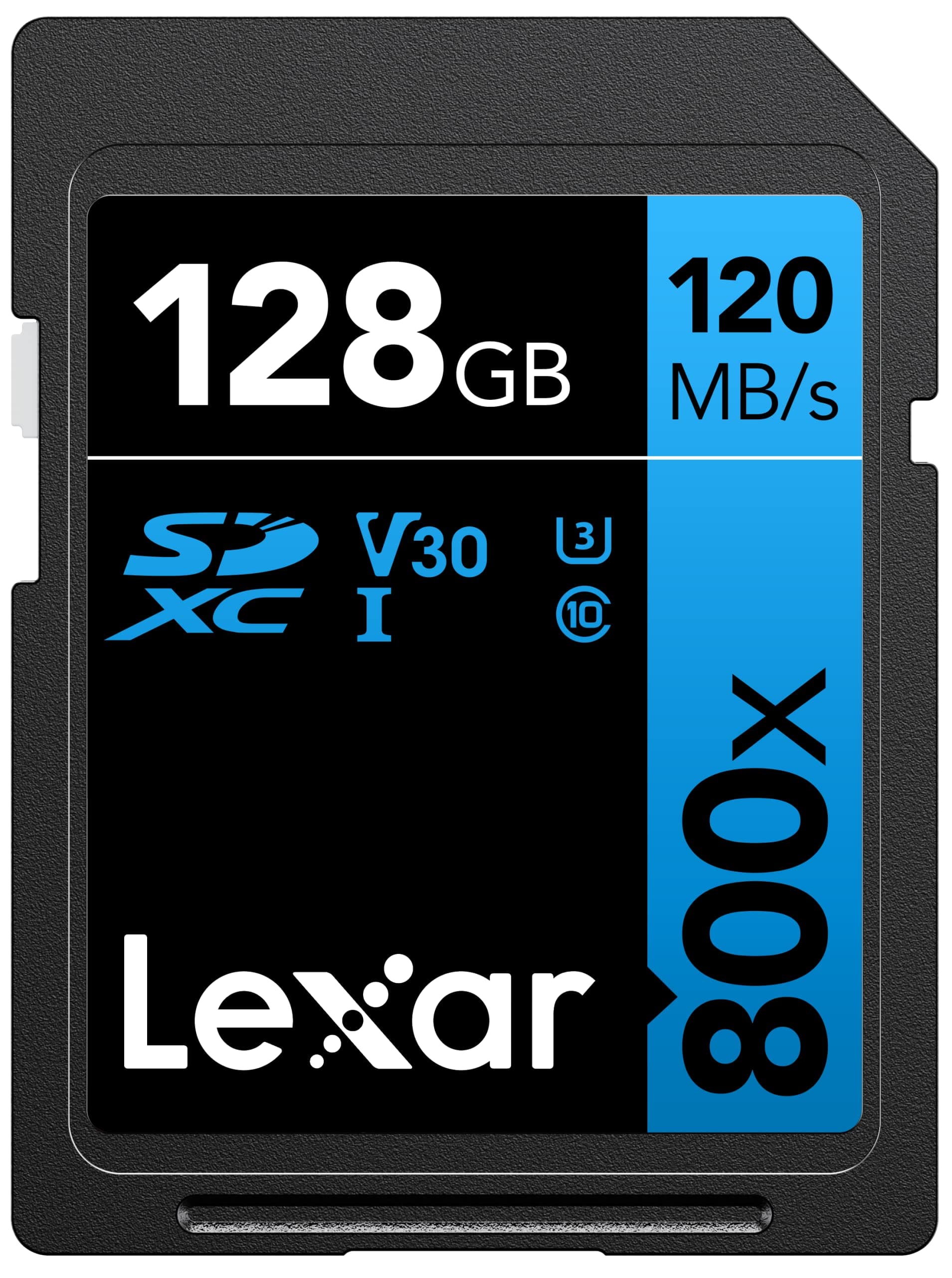 🚀 Lexar High-Performance 800x SD Karte 128GB - Speicherkarte SDXC UHS-I BLUE Series