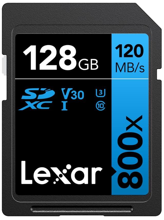 🚀 Lexar High-Performance 800x SD Karte 128GB - Speicherkarte SDXC UHS-I BLUE Series
