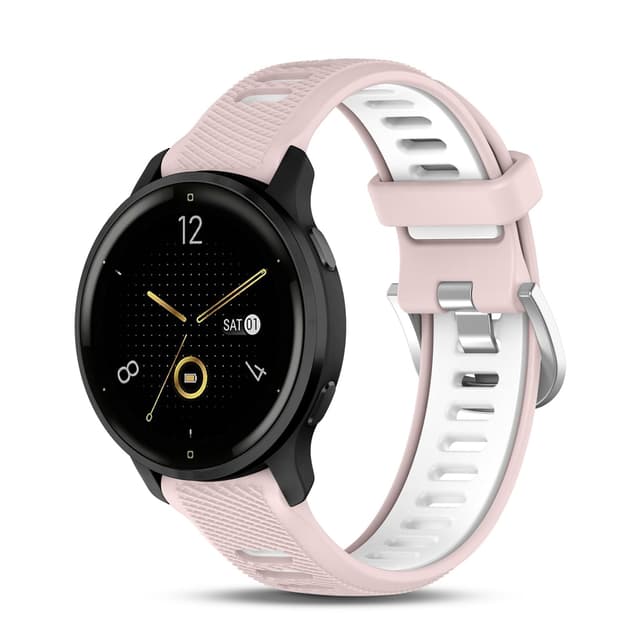Wizvv Kompatibles 20mm Silikon-Sportuhrenarmband für Garmin Vivoactive und mehr 🌈🕒