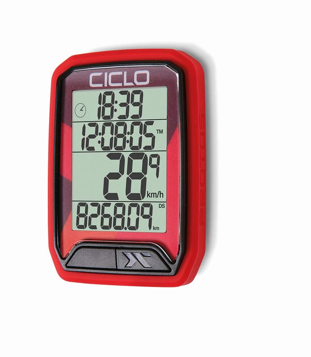 🚴‍♂️ CICLO PROTOS 213 Drahtloser Fahrradcomputer in Rot 🚴‍♀️