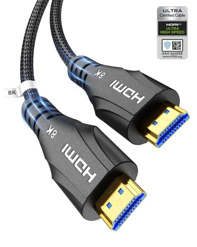 HDMI 2.1 Kabel 3 Meter - 8K Ultra High Speed HDMI Kabel 😎🔊