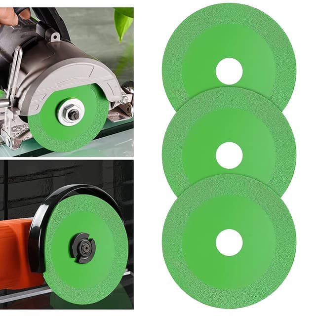 🔥 Flintronic Diamanttrennscheibe, Ø125mm x 15mm Glas-Trennscheibe (3 Stück) - Glas Cutting Disc