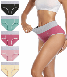 🌟 Angebot: Wirarpa Damen Baumwolle Unterhosen 5er Pack 5XL Mehrfarbig-a