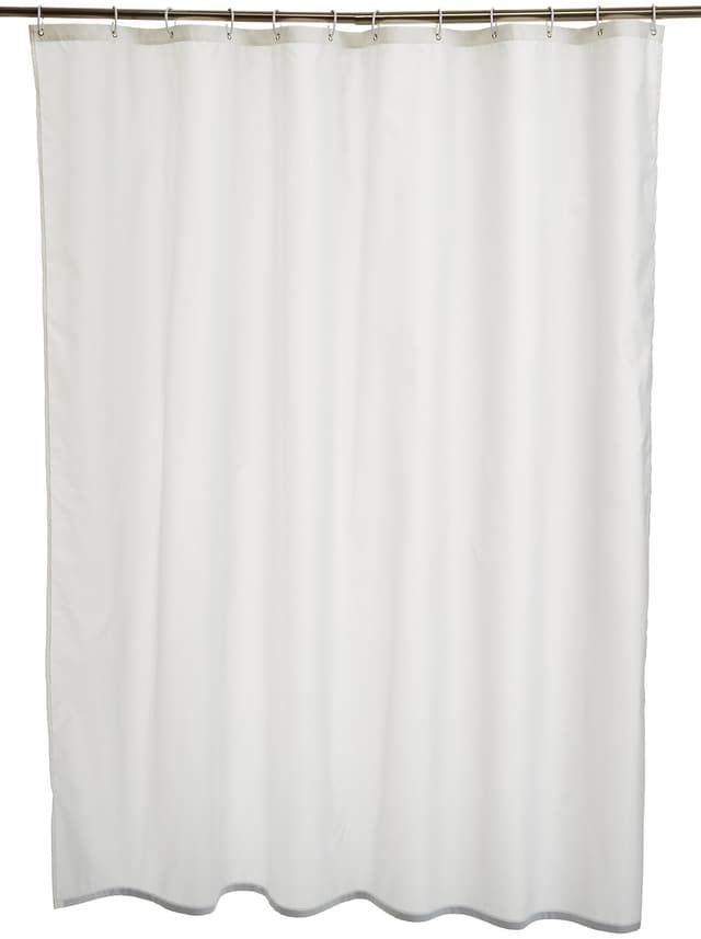 Angebot: Amazon Basics Duschvorhang 183x183 cm Weiß 🚿