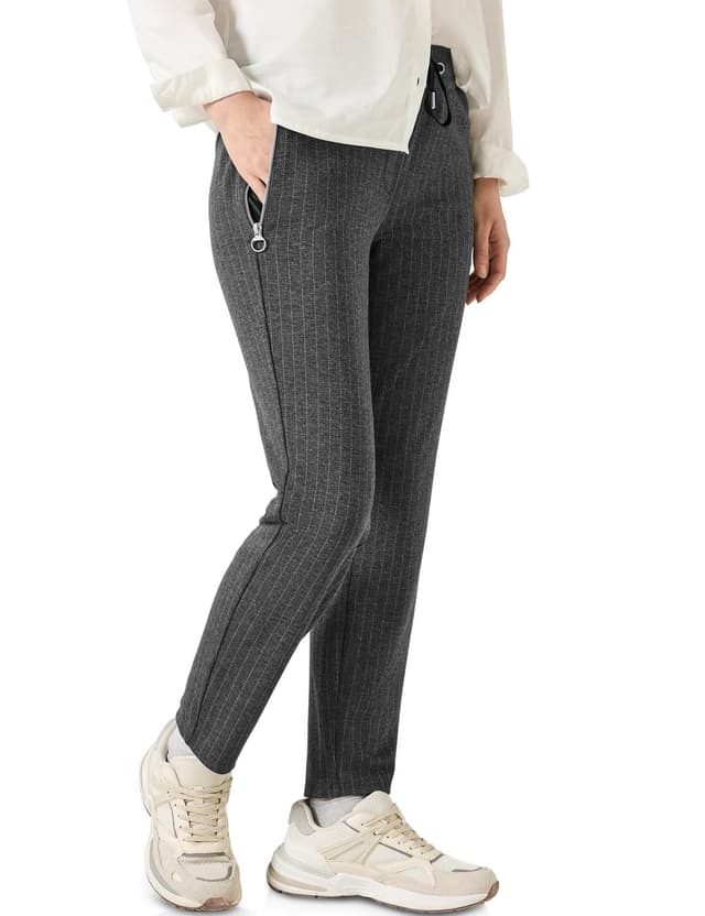 🔥 Mega Deal! Cecil Damen EOS_Style Tracey Pinstripe XXL / 28L Dark Grey Melange