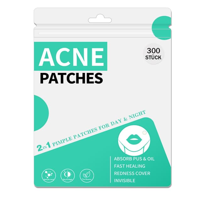 300 Stück Pimple Patches - Akne Patch Set mit Teebaumöl und Salicylsäure 😊🌿
