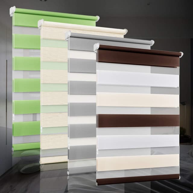 🌟 Bobodeco Doppelrollo Klemmfix ohne Bohren Duo Rollos für Fenster 🪟