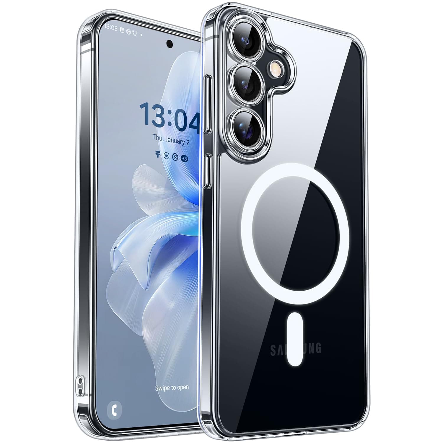 CANSHN Samsung Galaxy S25 Plus Hülle mit Kameraschutz für Magsafe 📸🔒