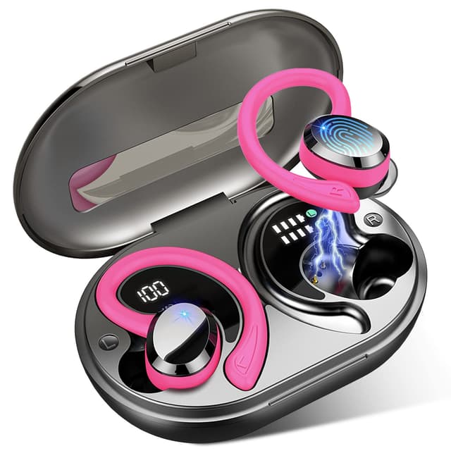 🎧 2025 Neu Bluetooth 5.4 Sportkopfhörer mit Hi-Fi Stereo & IPX7 Wasserdicht 🌧️