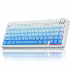AULA F75 Mechanische Gaming-Tastatur 75% - Kabellos RGB QWERTY