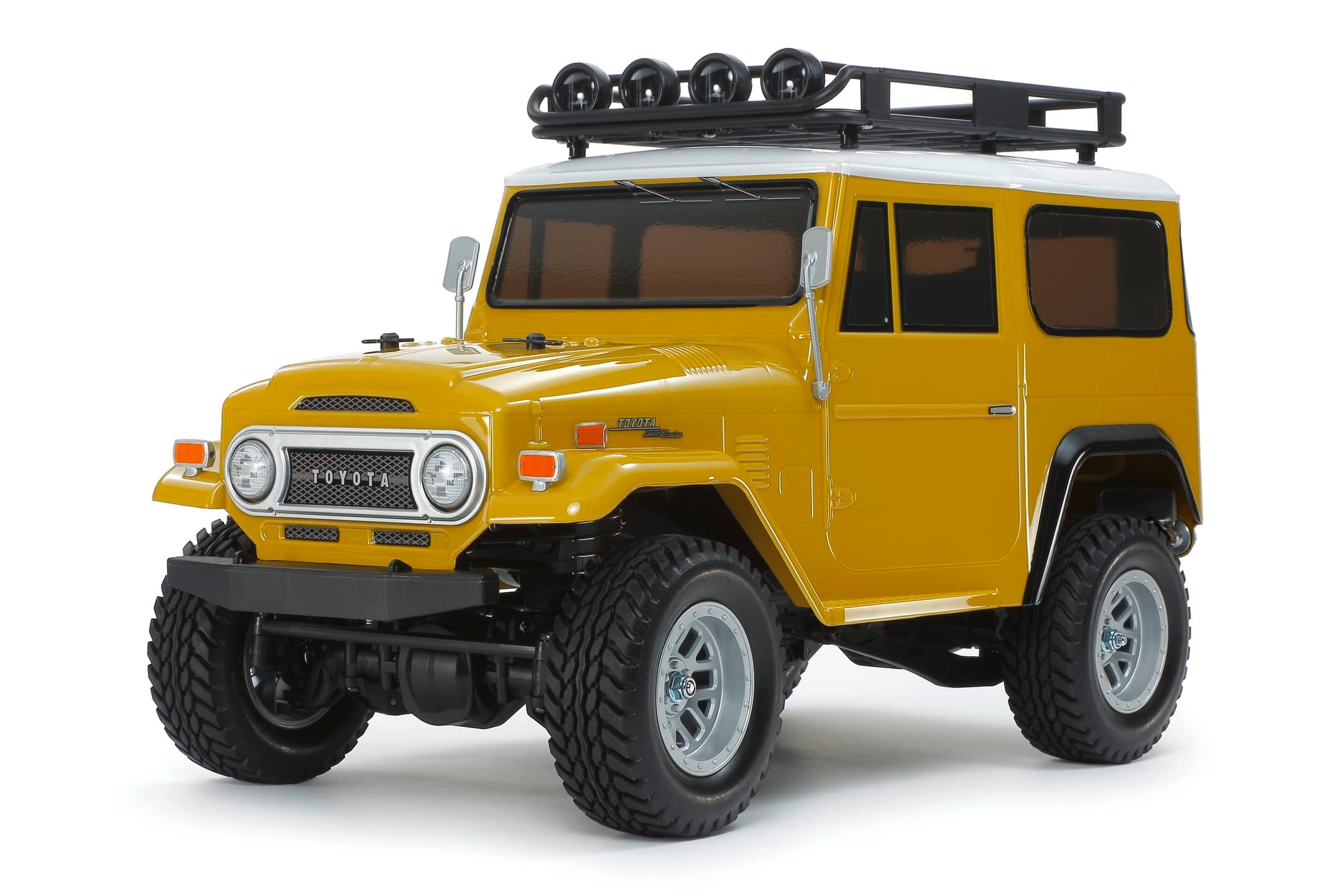 🚗🔧 Tamiya 58715 1:10 RC Toyota Land Cruiser 40 CC-02 Bausatz - Gelb 🚚
