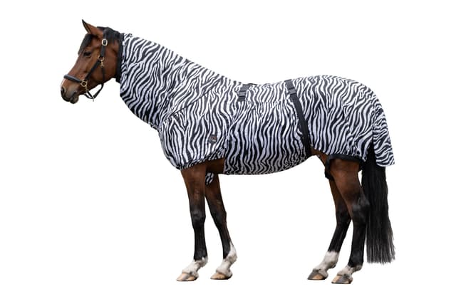 🐴🦓 HKM 7238 Ekzemerdecke Zebra, Insektendecke Fliegendecke Pferdedecke, 75 - Angebot!