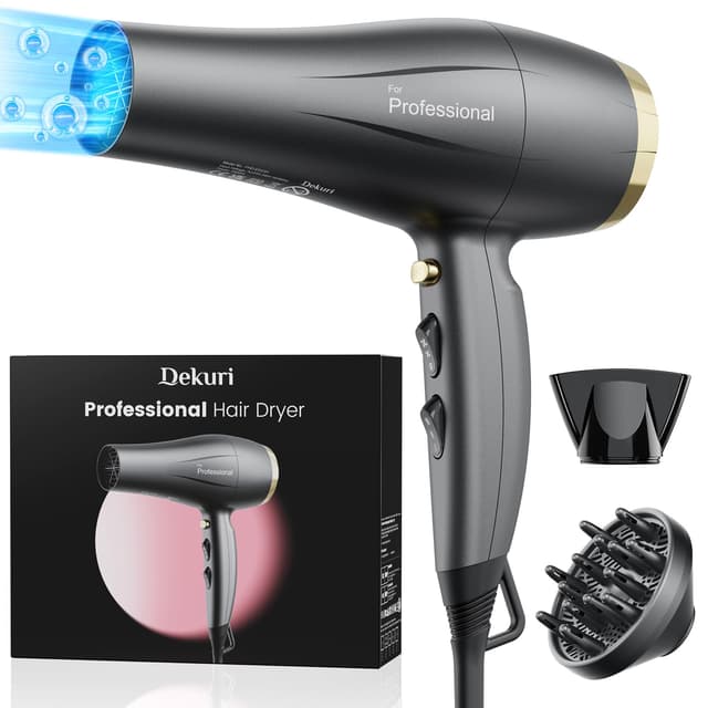 🔥 Dekuri Leicht Haartrockner Ionen 💨💇‍♀️