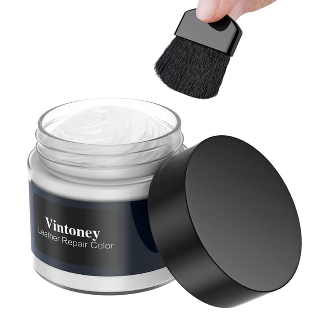 Vintoney Leder Reparatur Set, 50ML Weiß Lederreparatur Creme 🛠️👜