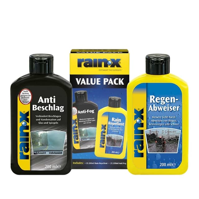 Rain-X Sparpackung Regen-Abweiser und Anti-Beschlag 🌧️✨