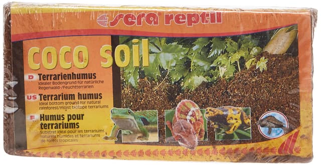 🦎🌿 Sera Reptil Coco Soil - Terrarienhumus aus Kokos-Fasern für Feucht-Terrarien