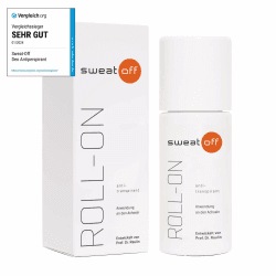 🔥 Sweat-Off Antitranspirant Roll On 50ml gegen Schwitzen | Deo Roller gegen Schweiß | Antiperspirant für Männer und Frauen Angebot bei HelloDeals